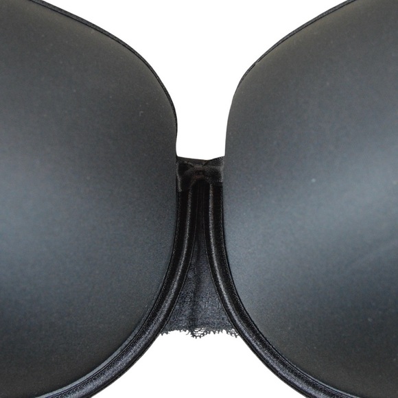 42DDD Torrid Curve Full-Coverage Lightly Lined Ballet Back Bra, Rich Black FLAW - Picture 3 of 9